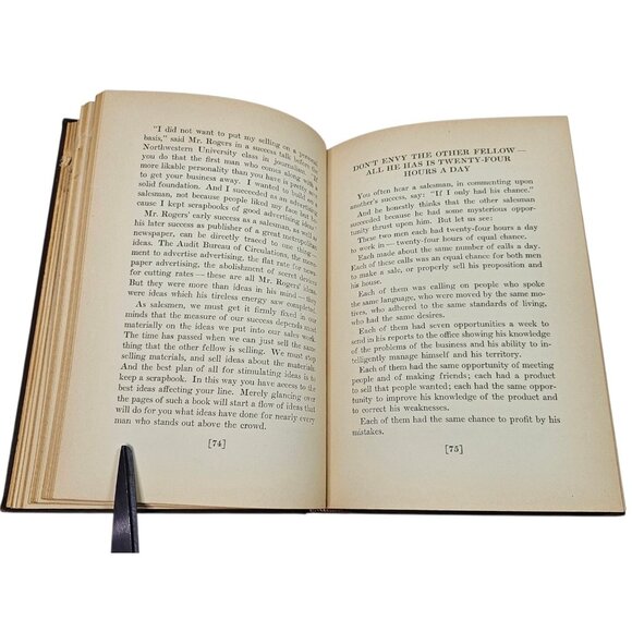 Tips From A Thousand Salesmen J.C. Aspley 1929 Hardcover Book VTG Business Sales - Picture 15 of 16